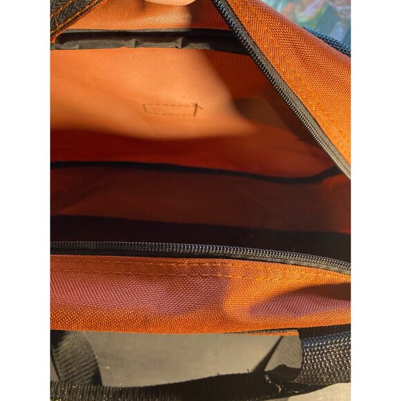 Protocol Carry-On Duffel Bag With Shoulder Strap & Dual Handles In Rust Orange - Picture 4 of 7